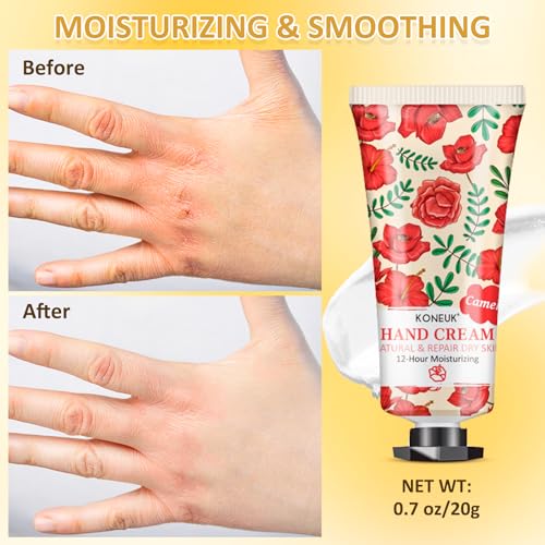 64 Pack Moisturizing Hand Cream Set, Easter Basket Stuffers, Bulk Hand Lotion Travel Size for Dry Cracked Hands, Mini Hand Cream for Mom Gifts, Gifts for Mom, Thank You Gifts