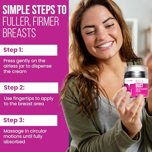 Breast Enhancement Cream - Firming & Lifting Formula for Fuller, Rounder Breasts