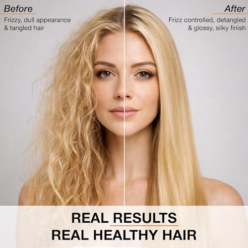 Kashmir Keratin Leave-In Conditioner 16 Fl Oz - 12-in-1 Hair Treatment Spray for All Hair Types