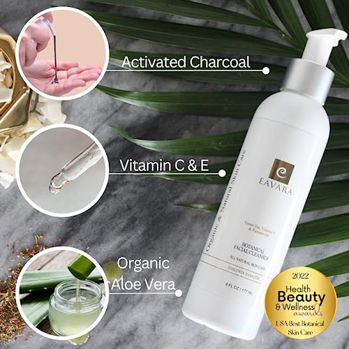 Organic Anti Wrinkle Face Serum and Natural Facial Cleanser