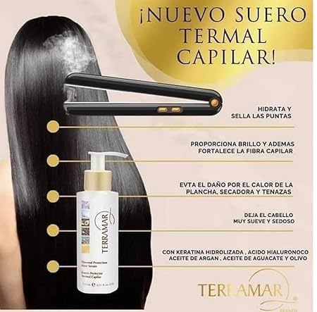 Terra-Mar Thermal Protection Hair Serum 125 ml - Heat Shield & Shine