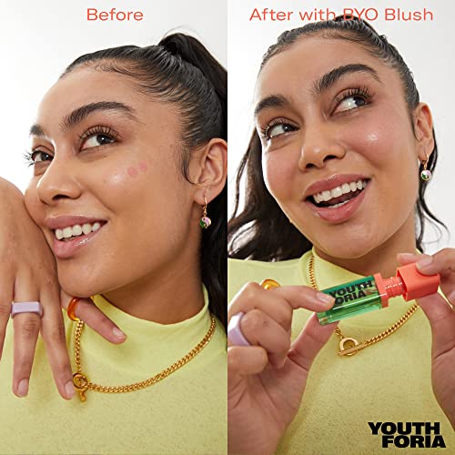 Youthforia BYO Blush Color Changing Blush Oil, Hydrating & Buildable Makeup