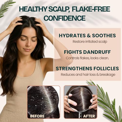 Rosemary Castor Oil for Hair Growth - Glass Bottle 16 Fl Oz - Live Fraiche
