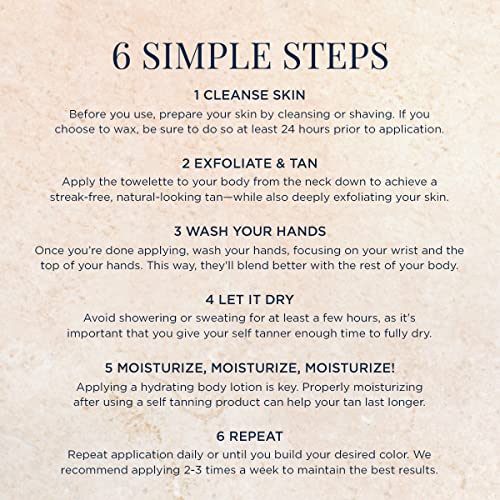PowerGlow Peel Gradual Tan for Body - 10 Treatments for Skin Renewal