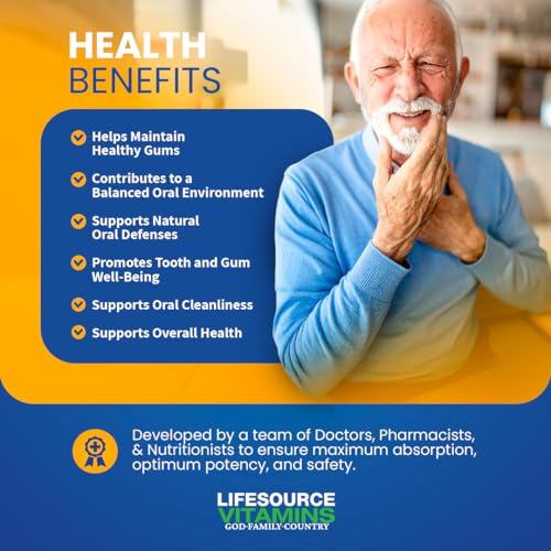 Tooth & Gum Support - Natural Botanical Formula - 90 Capsules