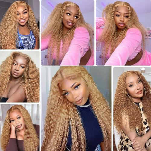 Honey Blonde Jerry Curly Human Hair Bundle 24 Inch - Unprocessed Brazilian Virgin Hair