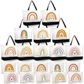 Paterr 20 Pcs Appreciation Gift Bulk for Teachers Tote Bags with Makeup Bag Thanksgiving Gift for Teacher Women Mom Team