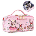 Pink Unicorno PU Leather Travel Makeup Pouch for Women - Tokidoki