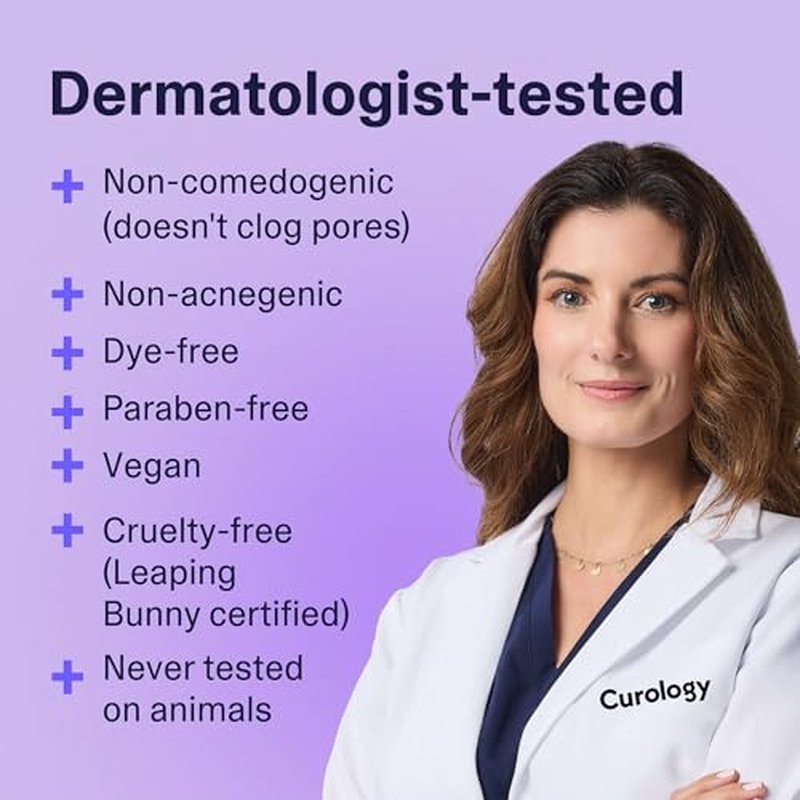 Curology Cream Moisturizer, Rich Hydrating Face Lotion for Dry Skin, with Shea Butter and Hyaluronic Acid, 1.7 fl oz