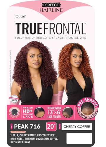 Outre Lace Front Wig 13x6 Frontal with Pre-Plucked Hairline - Dark Brown 2