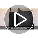 Large Portable Spray Tan Tent with Clear Window & Extraction Opening