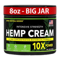 Super Natural Goods Hemp Cream Maximum Strength Arnica MSM Menthol Aloe for Localized Use 8 Fl Oz