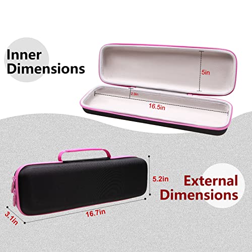 LTGEM EVA Hard Case for Revlon One Step Root Booster Round Brush Dryer and Hair Styler - Travel Protective Carrying Storage Bag