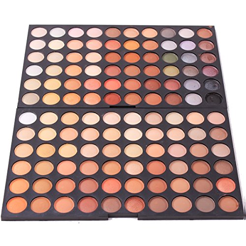 JasCherry 120 Color Earth-Tone Matte Eyeshadow Palette for Professional & Daily Makeup