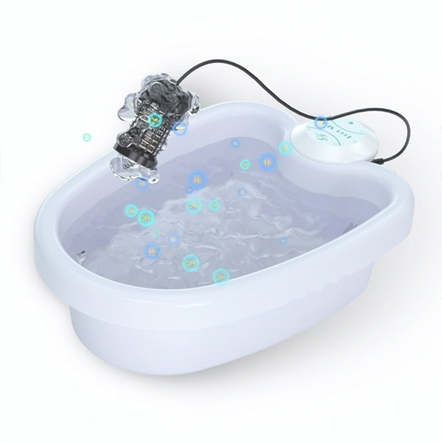 2025 Ionic Foot Bath Detox Machine - Portable Ionic Feet Spa with Advanced Detox Technology, Fast Detox Cycles & Lightweight Design for Home/Salon Use, Safe & Rejuvenating Self-Care (No Tub Included)