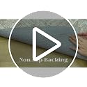 Soalmost 8x10 Beige/Gray Abstract Area Rug - Washable, Non-Slip, Low-Pile Living Room Carpet