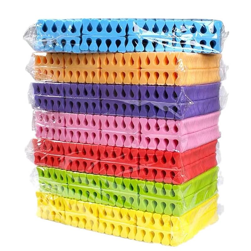 Toe Spacers 100 Pairs Foam Pedicure Separators for Nails Men Women