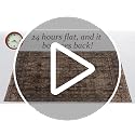 8x10 Blue Washable Neutral Area Rug for Living Room - Non-Slip, Soft