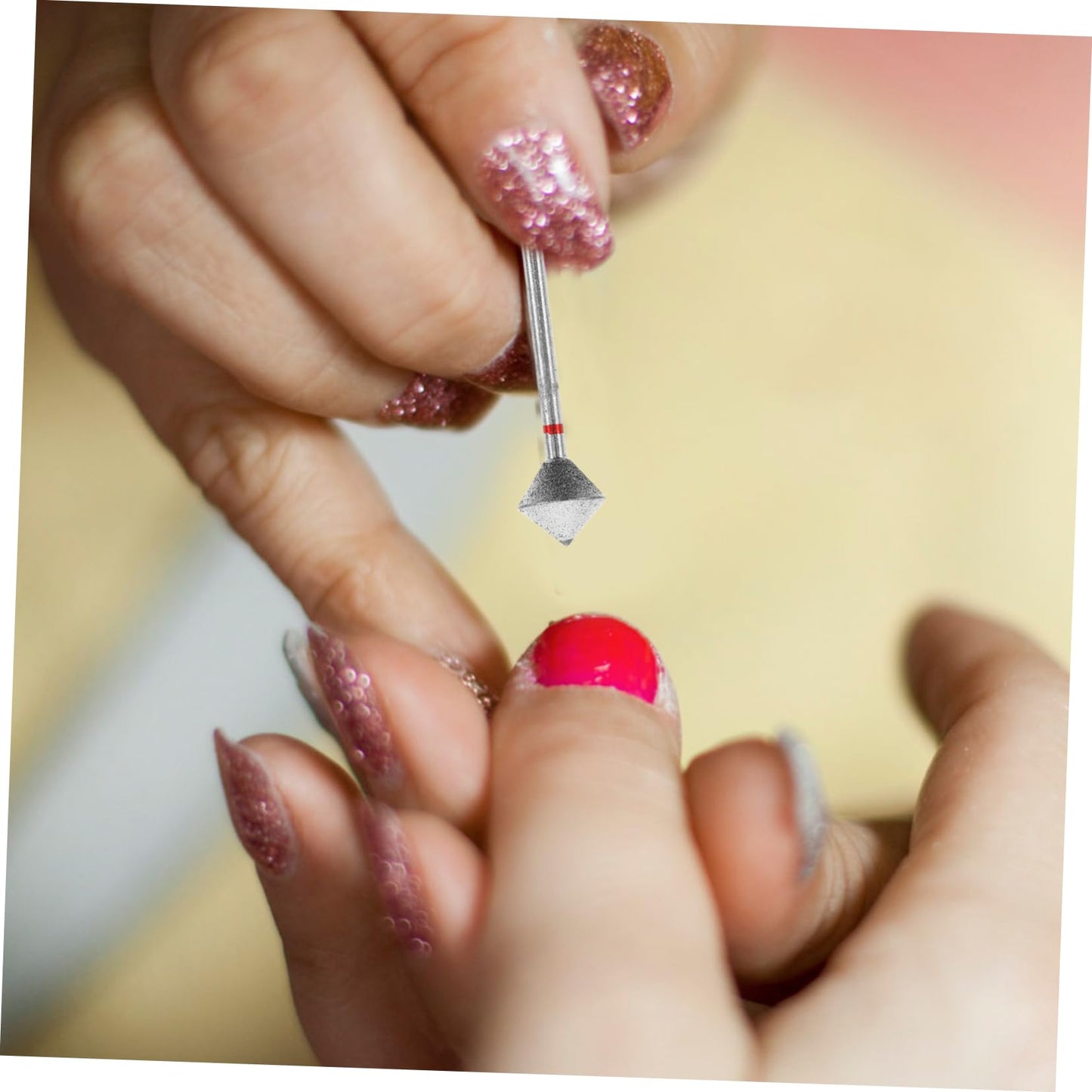 SAFIGLE Nail Art Polishing Drill Bits Set 3pcs Nail Grinding Head Tools Manicure Grinding Tool