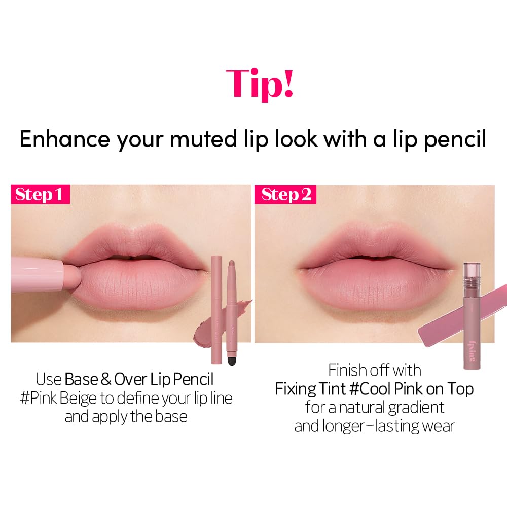 ETUDE Fixing Tint #06 Soft Walnut (4g) | Long Lasting High Pigmented Liquid Lipstick | Waterproof Lightweight Matte Finish Lip Stain | Full Coverage | Korean Makeup, Kbeauty