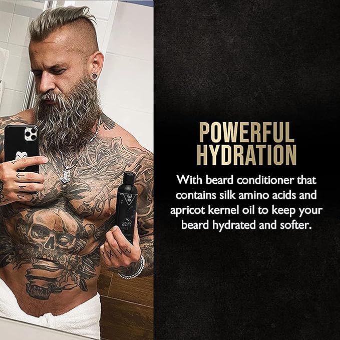 Radiance Beard Conditioner for Men - Asgardian Secret, Gold Collection, Nourishes & Softens Beards (8 Fl oz)