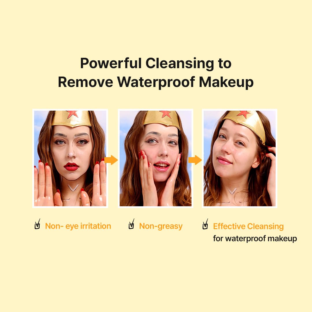 Hanskin Pore Cleansing Oil, Oil Cleanser for Face, Makeup Blackhead Sebum Remover, Korean Deep Pore Cleanser for Sensitive Skin [PHA] (10.14 oz)