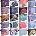Dunzy 20 Pcs Makeup Bags Bulk Graduation Gift Cosmetic Bag Makeup with Zipper Pouch Waterproof Portable Travel Toiletry for Women Teacher Birthday Thanksgiving Christmas Gifts(Mandala)