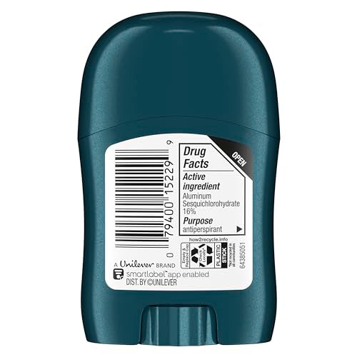 Degree Travel & Trial Size Antiperspirant Deodorant Cool Rush 0.5 oz Pack of 36 - Original