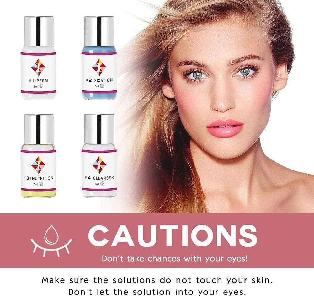 2025 Lash Lift Kit, Professional Eyelash Perm Kit, Easy for Beginner Achieve Curling and Lifting Lash, Suitable for Salon & Home DIY