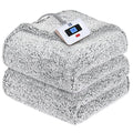 Sealy Full Size Electric Heated Blanket 10 Heat Levels Charcoal 80x84"