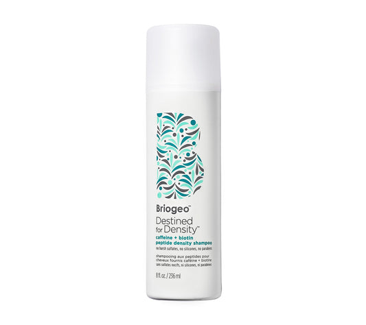 Briogeo Destined For Density Caffeine + Biotin Peptide Density Shampoo, Increases Hair Thickness and Volume for Fine or Thinning Hair, Vegan, Cruelty-Free, 8 fl oz