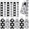 Sureio 20 Pcs Volleyball Lipstick Holder Volleyball Keychains Bulk Volleyball Gifts for Team Volleyball Portable Wristlet Keychain Lanyard for Lipstick(Volleyball,White, Black)