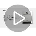 DREO Smart Electric Wall Heater - Black, Indoor, Alexa Compatible