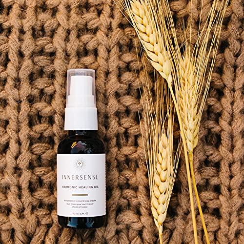 Organic Healing Oil 1oz - Nourishing Hair & Skin Treatment with Flower Essences