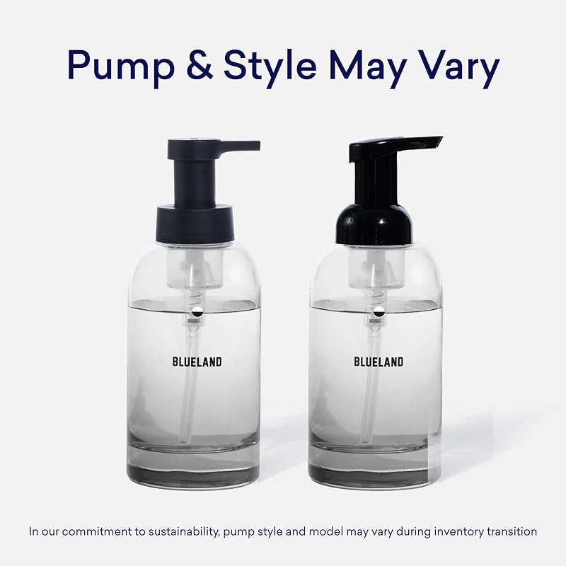 Blueland Hand Soap Duo - Slate (2 Bottles + 8 Refill Tablets) Refillable, Fragrance Variety