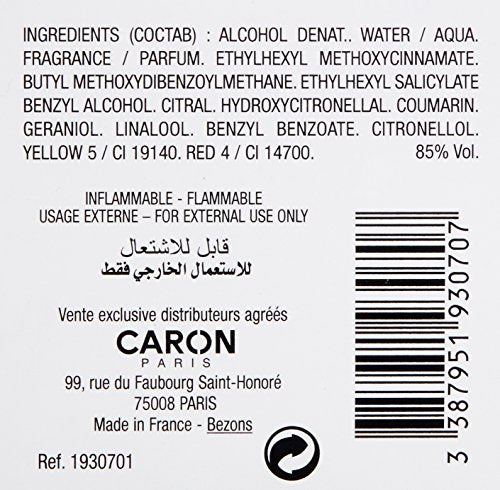 Caron Paris Royal Bain De Caron Eau De Toilette 4.2 Fl Oz - Luxury Fragrance for Romantic Wear