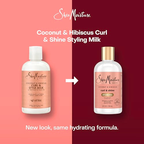Coconut Hibiscus Curl Style Milk by Shea Moisture for Unisex - 8 oz Cream