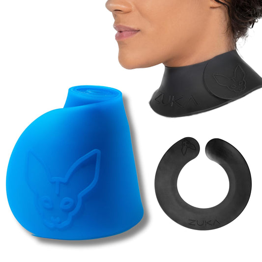 ZUKA Original Cape Seal - Ultimate Neckline Protection - Dry, Comfortable, Sanitary and Safe Choice for Salons (Blue)