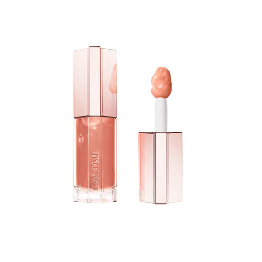 Lancôme Lip Idôle JuicyTreat Oil-in-Gloss -24HR Hydrating Gloss with Squalane for Instant Shine - 25 Toffee Talk