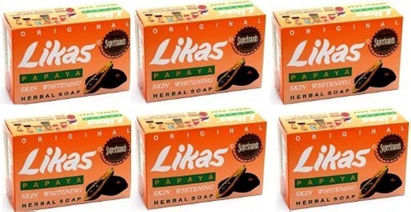 Likas Papaya Soap Set - 6 Bar Pack