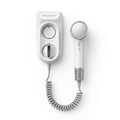 Wall-Mounted 1600W Hair Dryer with Negative Ionic Tech & Night Light
