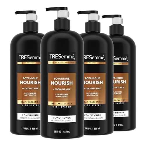 TRESemm? Conditioner Botanique Nourish 4 Pack With 100% Natural Coconut Milk and Aloe Vera 28 Fl Oz