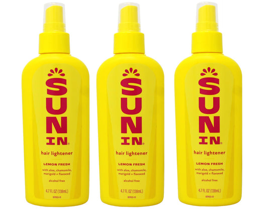 Sun-In Hair Lightener Lemon - 4.7 Oz (Pack of 3)