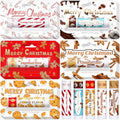 25 Pcs Christmas Lip Balms Bulk Peppermint Candy Flavor Lip Balm Holiday Gingerbread Hot Cocoa Cookie Cinnamon Flavor Christmas Party Gifts Stocking Stuffers for Women Employee Coworkers