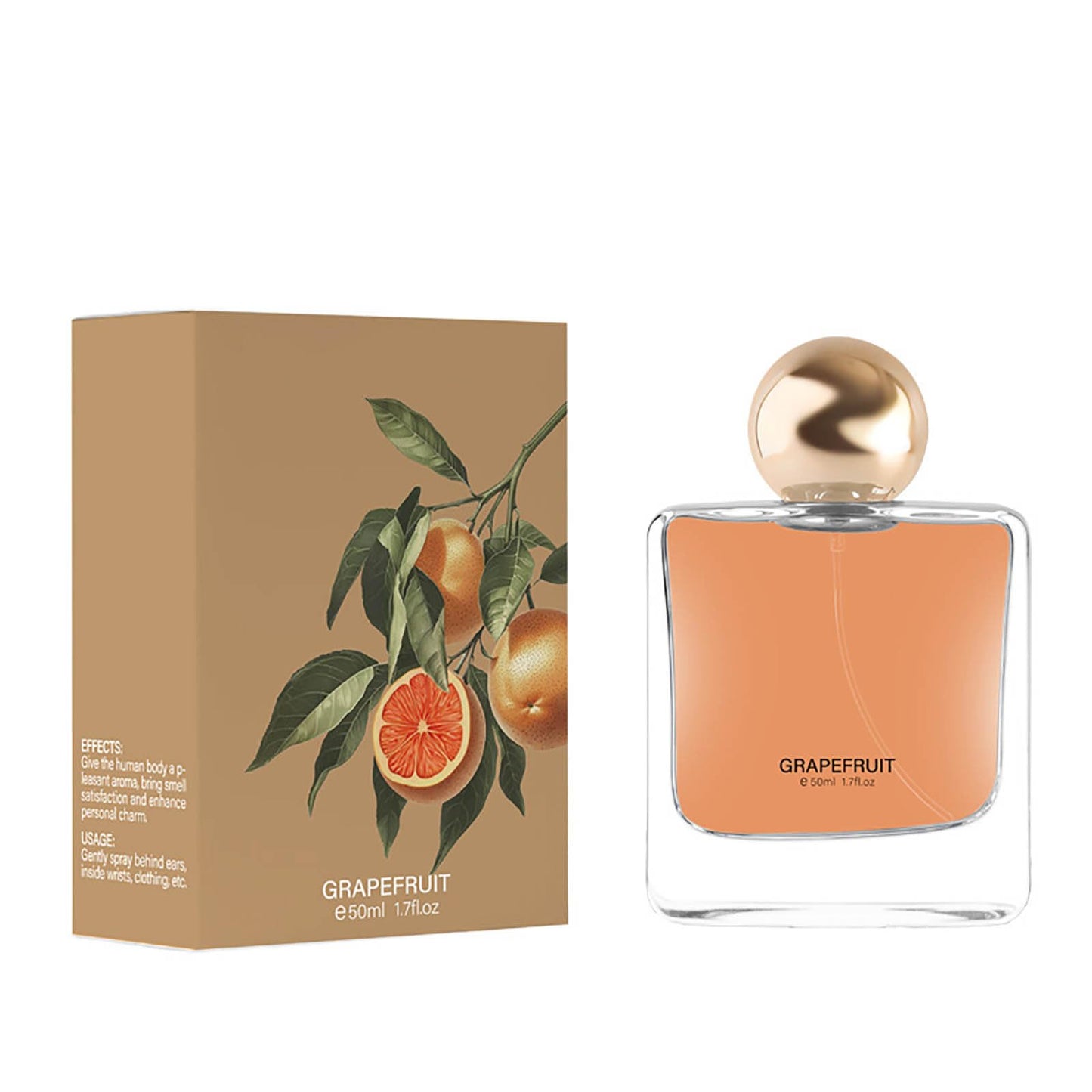 Grapefruit Perfume For Women Fresh And Long Lasting Perfume 50ml