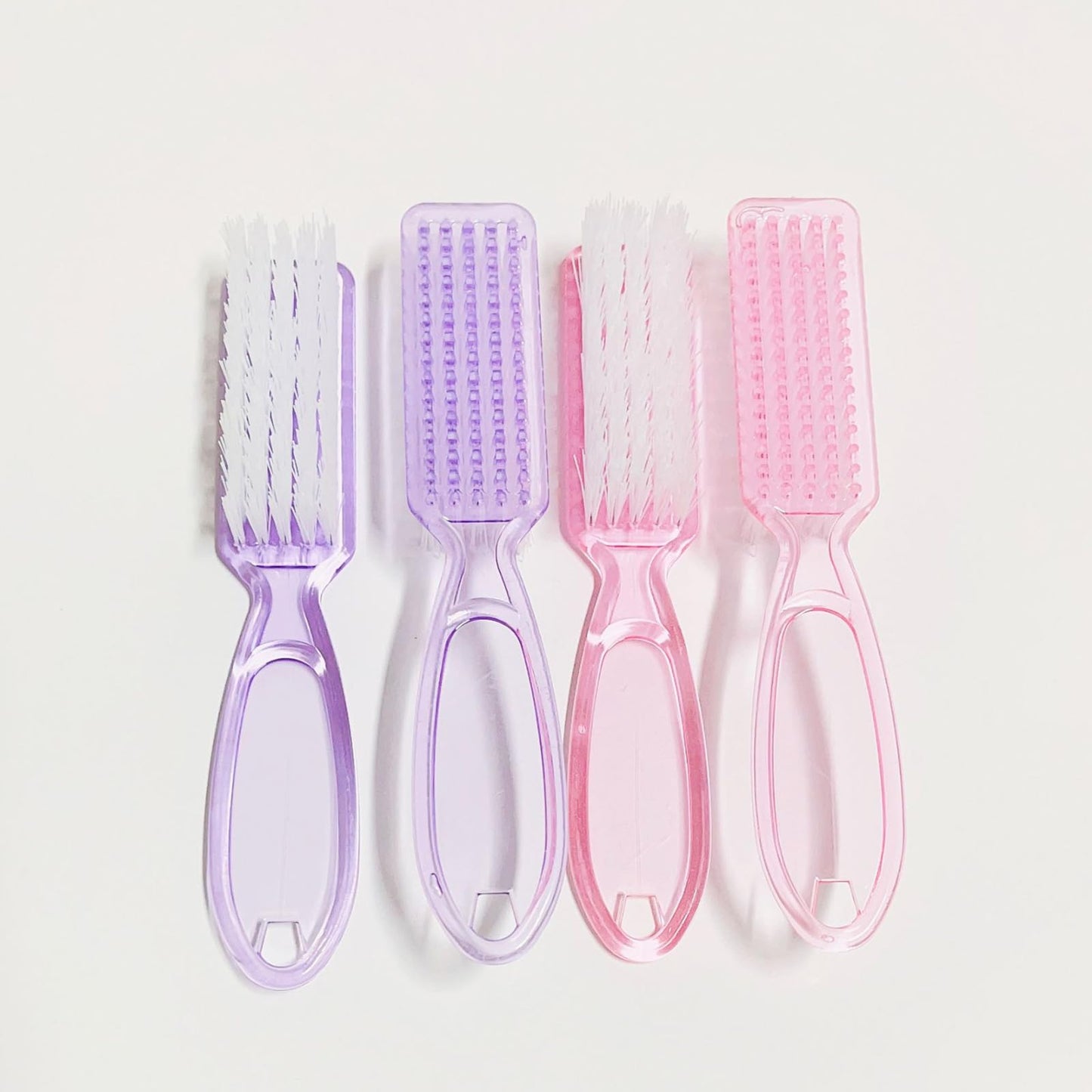 Nail Scrubber Brush 8PCS Set, Handle and Long Handle Nail Cleaning Brushes, Sturdy Fingernail Brush for Manicures