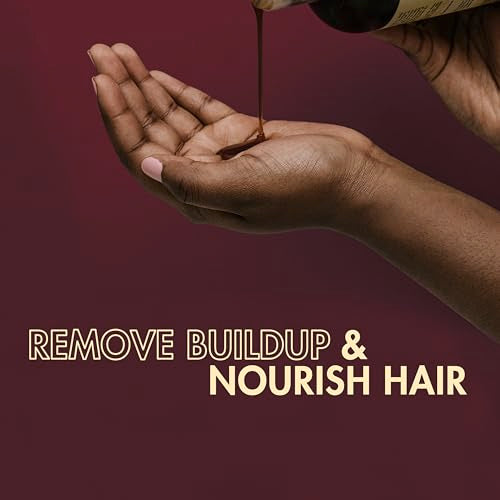 SheaMoisture Strengthen & Restore Shampoo and Conditioner Bundle Jamaican Black Castor Oil 2 Pack to Cleanse & Nourish Dry, Damaged Hair, 24 oz