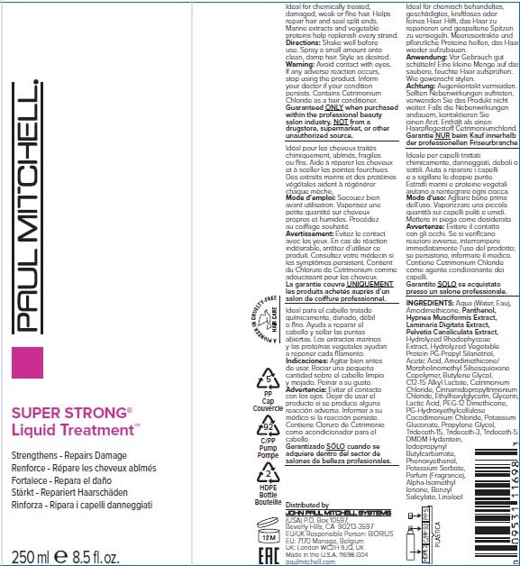 Paul Mitchell Super Strong Liquid Hair Treatment for Damaged Hair 8.5 fl oz