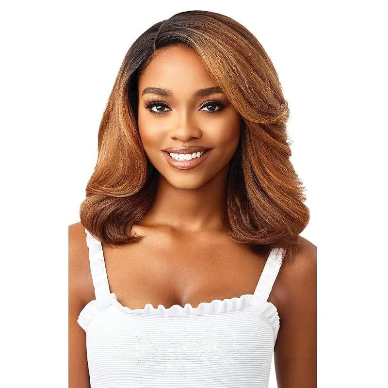 Outre EveryWear Synthetic HD Lace Front Wig - EVERY6, Jet Black