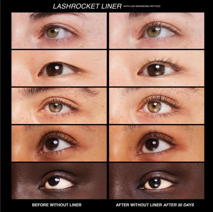 Freck Lashrocket Liquid Eyeliner with Precision Tip - Long Lasting & Smudge Proof, 4.5ml